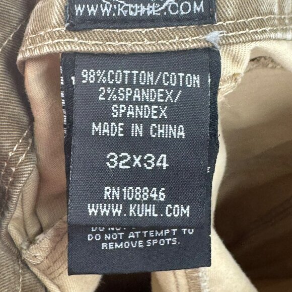 Kuhl Ryder Pants Mens 32x33 Durable Cotton Blend Relaxed Fit - Picture 9 of 10